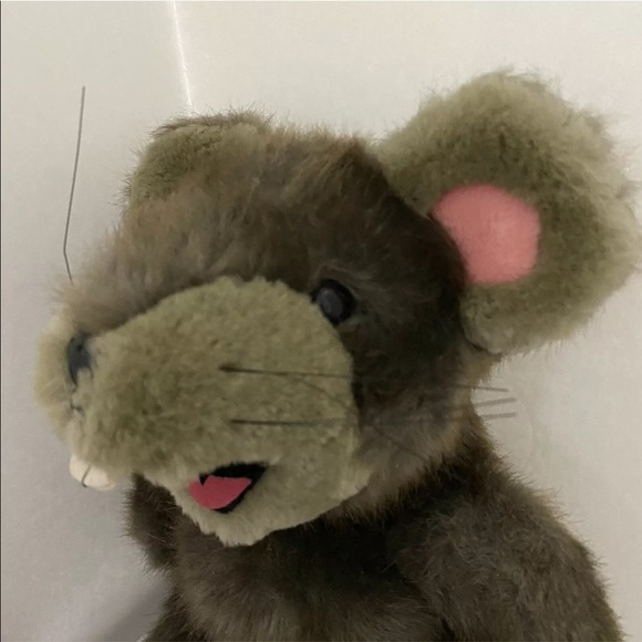 24K Polar Puff Special Effects Plush Rat “Minky” Vintage 1991 DCN Ind. 11” Tall - Picture 6 of 12